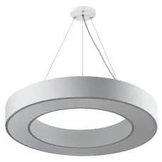 Светильник LED ЭРА Geometria SPO-134-W-40K-056 Ring 56Вт 4000К 4200Лм IP40 800*80 белый подвесной драйвер внутри
