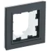 BRITE Рамка 1 пост IP44 РУ-1-БрГ-44 графит