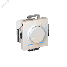 ATLASDESIGN ТЕРМОСТАТ электрон. теплого пола с датчиком, 10A, механизм, ЖЕМЧУГ