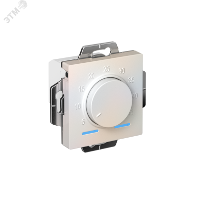 ATLASDESIGN ТЕРМОСТАТ электрон. теплого пола с датчиком, 10A, механизм, ЖЕМЧУГ