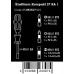 Набор торсионных бит с отвёрткой-битодержателем c трещоткой, 1/4'' C 6.3, 6 пр., PH 1/2, PZ 1/2, SL 5.5/6.5, Take It Easy, Kraftform Kompakt 27 RA 1 SB