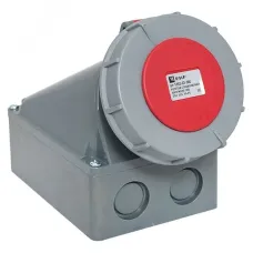 Розетка стационарная наружная 1342 3Р+РЕ 63А 380В IP67 EKF PROxima