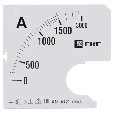 Шкала сменная для A721 1500/5А-1,5 PROxima