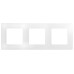 Рамка 3-местная белый ETIKA