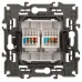 14-3108-01 ЭРА Розетка 2хRJ45, IP20, белый (10/100/1200)