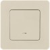 Выключатель 1-клавишный с подсветкой/индикацией 10АХ безвинтовое крепление слоновая кость INSPIRIA