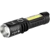 Фонарь светодиодный UA-403 универсальный аккумуляторный 5 Вт LED + 3 Вт COB оптический Zoom 4 режима USB type C