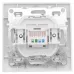 Минск Розетка RJ-45 1-местная СП белая EKF Basic