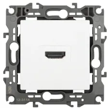 Розетка ЭРА Серия 12 12-3114-01М HDMI, белый матовый