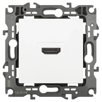 Розетка ЭРА Серия 12 12-3114-01М HDMI, белый матовый
