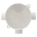 Коробка распаячная КМР-040-040 трехрожковая белая (70х35) EKF PROxima