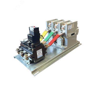 Контактор вакуумный КВТ-1,14-4/400-3 У3-Р, трёхполюсный, 220В, 4з+3р, нереверсивный, с реле РТТ12-400 267-400А, IP00.