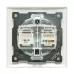 Валенсия розетка RJ-45+RJ11 2-местная белая