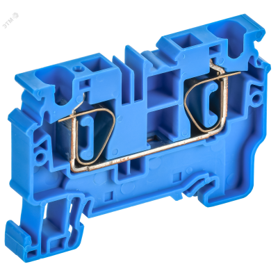 ARMAFIX Клемма пружинная CX6 BU 6мм2 проходная синяя IEK