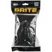 BRITE Розетка 2-местная с заземлением с защитными шторками 16А безвинтовое крепление в сборе РСш22-3-БрЧ черный IEK
