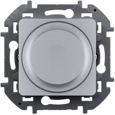 Светорегулятор поворотно-нажимной 300Вт алюминий INSPIRIA