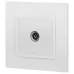 Розетка ЭРА Elegance 14-3101-01М TV одиночная, белый матовый