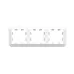 ATLASDESIGN ANTIQUE 3-постовая рамка, универсальная, ЛОТОС