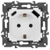 Розетка ЭРА Elegance 14-4108-01М 2P+E 16A-250В со шторками с USB type-A+C 5В-3А белый матовый