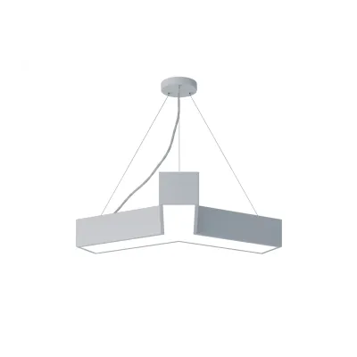 Светильник LED ЭРА Geometria SPO-141-W-40K-028 Igrek 28Вт 4000К 1900Лм IP40 600*600*80 белый подвесной