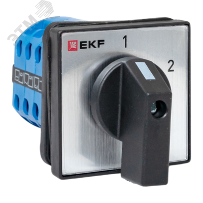 Переключатель кулачковый ПК-1-53 32А 3P 1-2 IP65 EKF