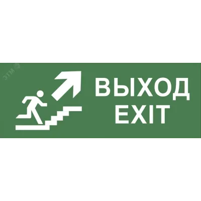 Самоклеящаяся этикетка ЭРА INFO-DBA-014 200х60мм ''Выход/лестница вверх/фигура'' DPA/DBA