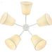 Люстра Rivoli Aimee 9162-305 5 х Е27 60 Вт модерн
