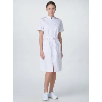 Халат женский Сансара-005 (тк.Смесовая,160) MedLine, белый,44-46,158-164