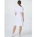 Халат женский Сансара-005 (тк.Смесовая,160) MedLine, белый,44-46,158-164