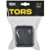 TORS Выключатель двухклавишный проходной 10А IP55 TS125 графит IEK