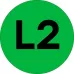 "Наклейка ""L2"" d=20 EKF PROxima"