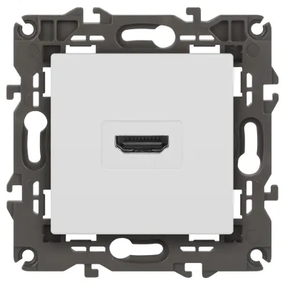 Розетка ЭРА Elegance 14-3114-01М HDMI, белый матовый