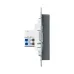 Механизм розетки RJ45 - 2шт  (cat5)  графит Эпика EKF