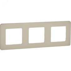 Рамка 3-местная слоновая кость INSPIRIA