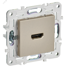 SKANDY Розетка HDMI SK-H01Sh шампань IEK