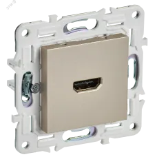 SKANDY Розетка HDMI SK-H01Sh шампань IEK