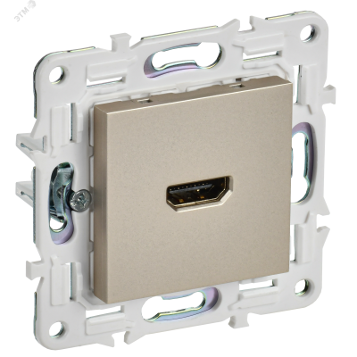SKANDY Розетка HDMI SK-H01Sh шампань IEK