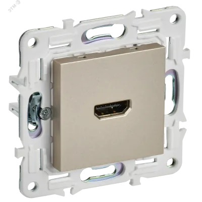 SKANDY Розетка HDMI SK-H01Sh шампань IEK