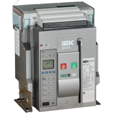 Воздушный автоматический выключатель переменного тока ВА77 стационарного исполнения 3 полюса типоразмер A 65кА 800А EA с набором аксессуаров: 