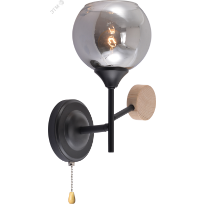 Бра светильник Rivoli Elouisa 9181-401 настенный 1 х Е27 60 Вт модерн с выключателем