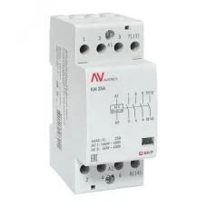 Контактор модульный КМ 25А 4NO 24VAC (2 мод.) AVERES