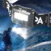 Фонарь налобный светодиодный ЭРА GB-607 на батарейках мощный яркий 3 режима черный