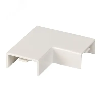 Поворот 90 градусов (20х10) (4 шт) Plast PROxima белый