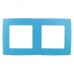 12-5002-28 ЭРА Рамка на 2 поста, Эра12, голубой (10/100/3000)