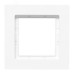 Эпика Рамка 1-местная IP44 белый пластик EKF
