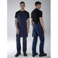 Фартук с грудкой (тк.Диагональ), т.синий