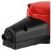 Колодка KX-2e-RED-IP44 каучуковая с заземлением 2 розетки 16A IP44 красная
