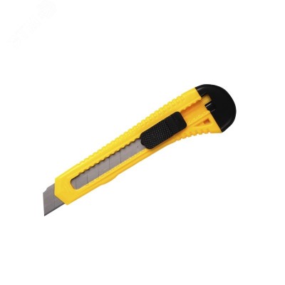 Нож с сегментированным лезвием 18 мм пластик