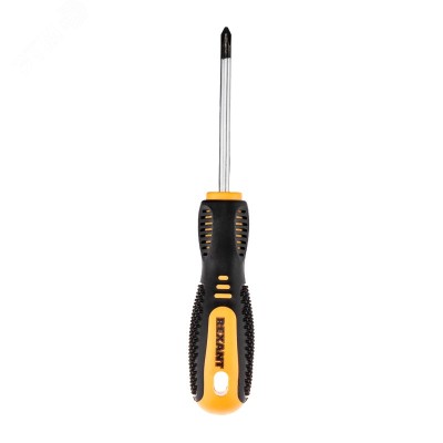 Отвертка крестовая PH1х75 мм, двухкомпонентная рукоятка