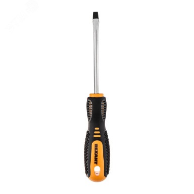 Отвертка шлицевая SL6х100 мм, двухкомпонентная рукоятка